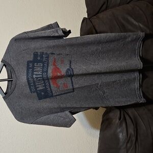 Ford Mustang Graphic Charcoal Tee